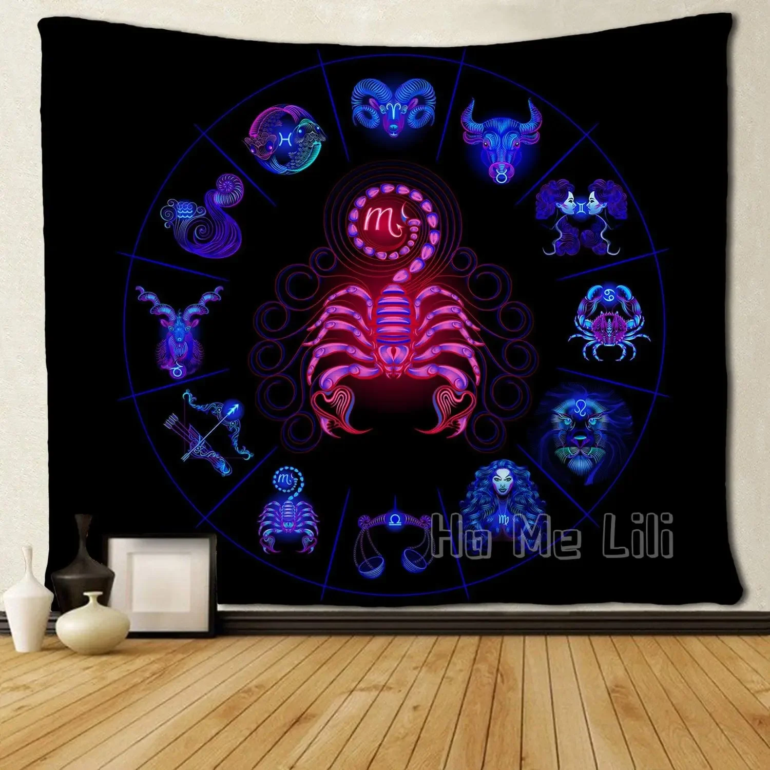 Гобелен Скорпион Гобелены Хиппи Искусство Настенная Скатерть для Спальни