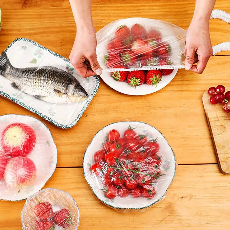 

Оптовая продажа, цветная одноразовая пищевая пленка Mixede, пластиковая пленка для пищевых продуктов, пакет для сохранения свежести, утолщенн...