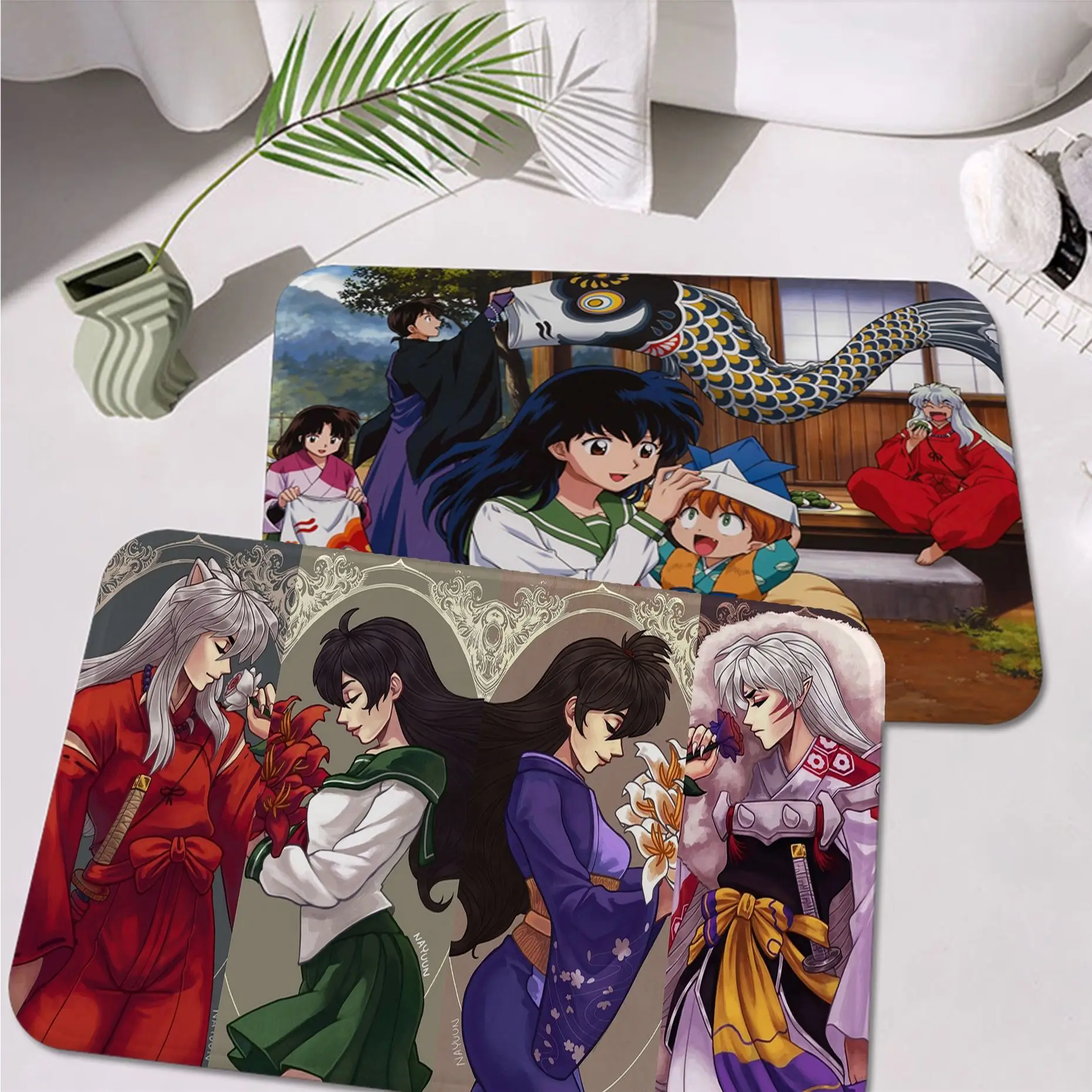 

Anime Inuyasha Entrance Door Mat Nordic Style Home Doormat Bathroom-Toilet Mats Bedroom Modern Home Decor