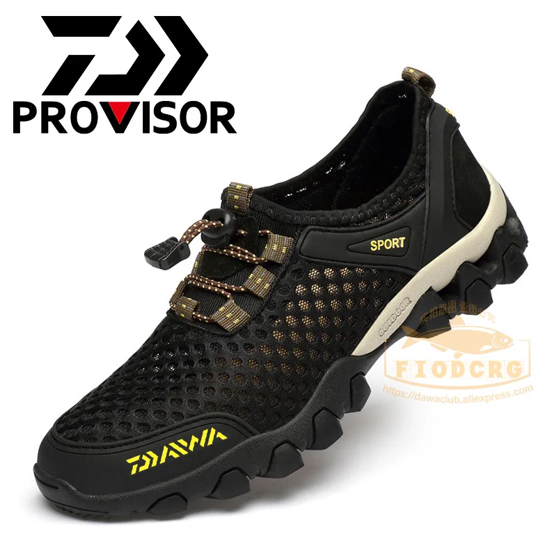 

Summer Fishing Trend Mesh Shoes Casual Breathable Outdoor Hiking Non-slip Shoes Fashion Air-conditioned Hollow Shoes