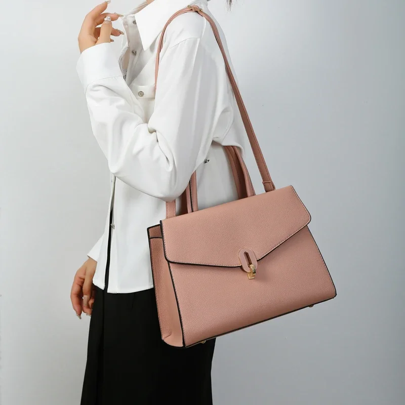 

Elegant Lady Women New Luxury Designer Handbag Satchel Shoulder Bag Female Tote Purses Faux Leather Wallet Commute Crossbody Bag