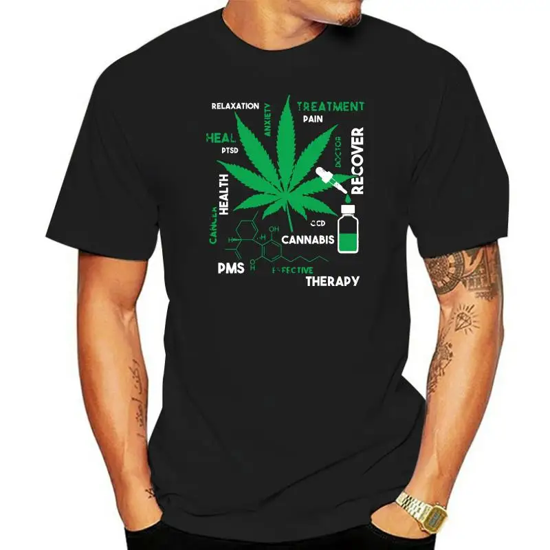

Fun Cbd Oil Gift T Shirt For Cbd Oil Fans Hemp Weed T Shirt