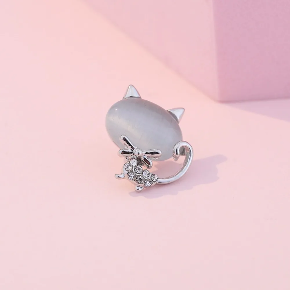 

Женская Брошь с котенком и жемчугом, 3 шт.