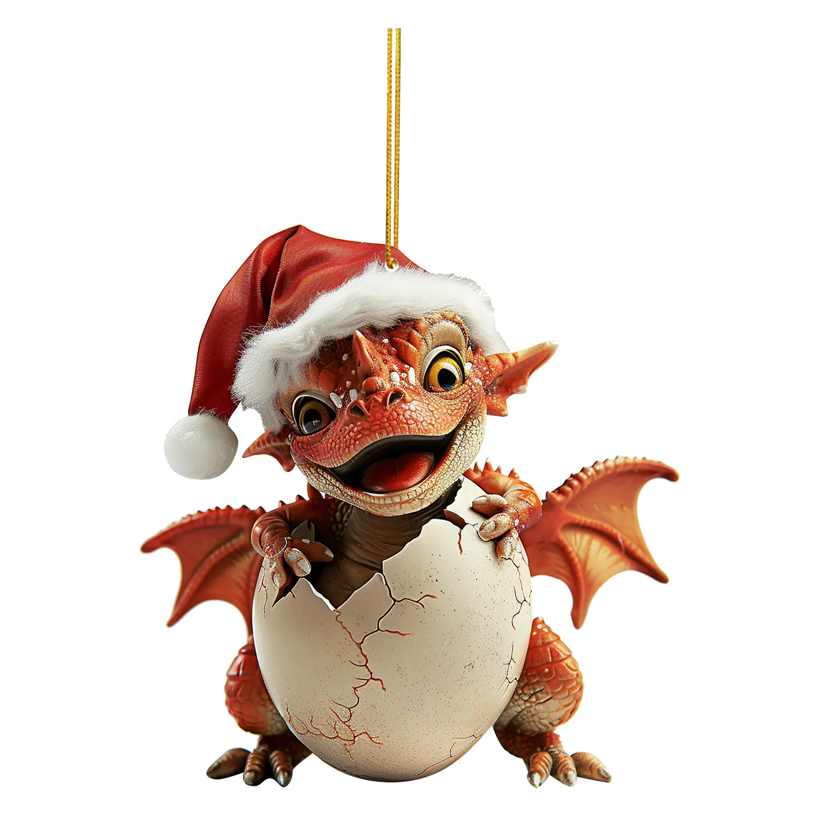 Милый детский акриловый кулон в виде динозавра милый D-образный яйца украшение