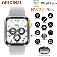 original iwo hw22 plus pro smart watch 1 75 inch square screen 2022 long standby watch bt call ip67 heart rate monitoring