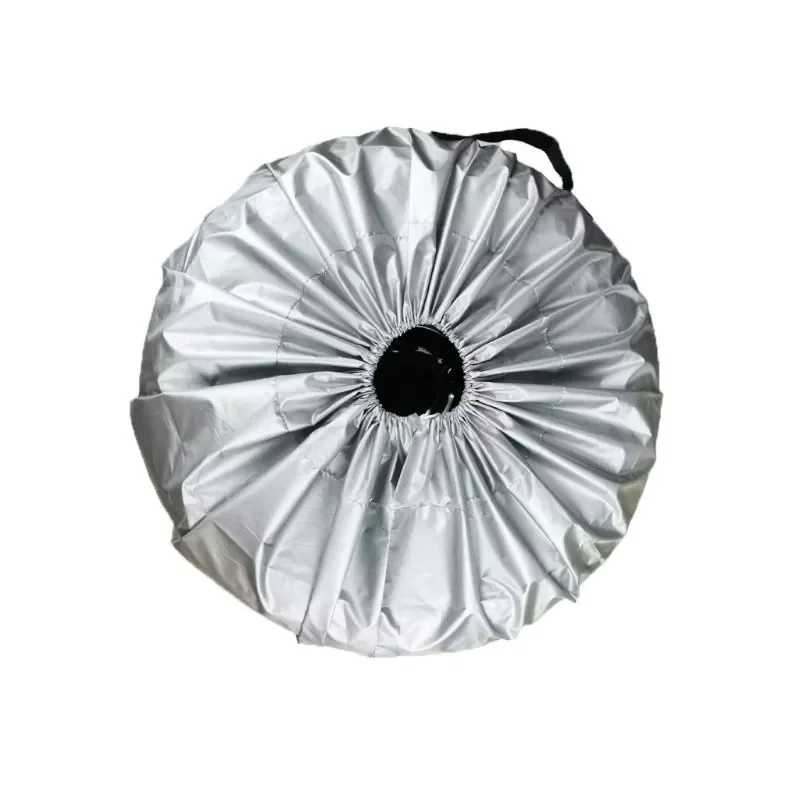 

1PCS Tire Cover Case Car Silver Cloth Spare Tire Cover Storage Bags Carry Tire For Cars Wheel Protection Covers 4 Season