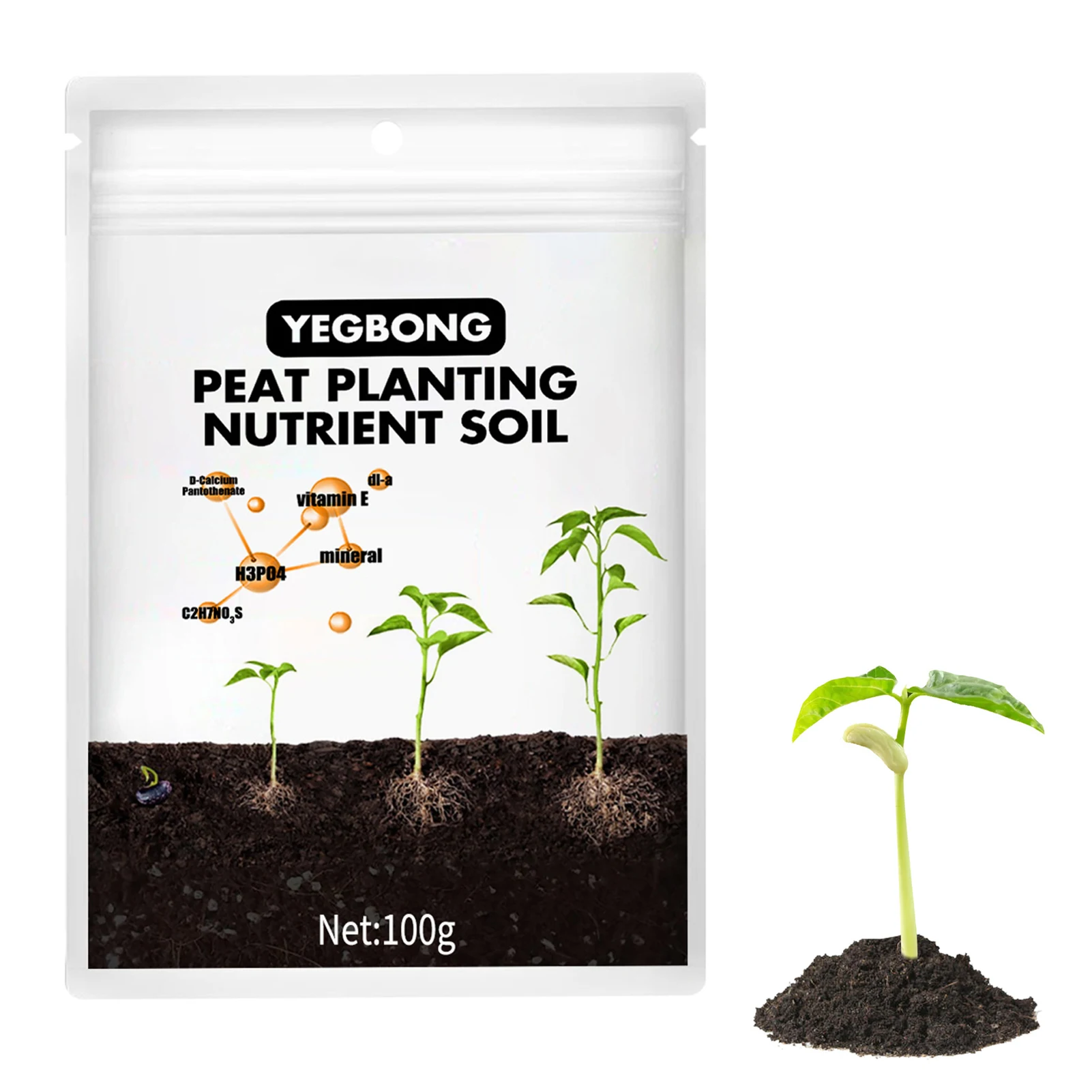 

Blended Mixture Potting Nutrient Soil Indoor Outdoor Garden Peat Planting Organic Nutrient Rich Soil For Repotting Growing