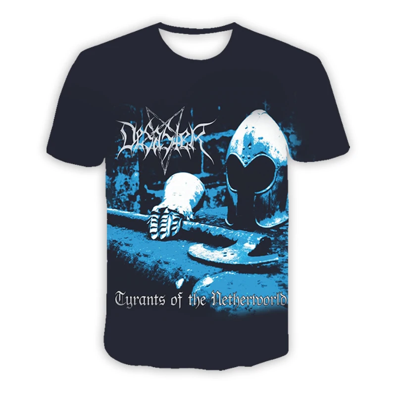 

New Fashion Women/Men's 3D Print DESASTER Rock Casual T-shirts Hip Hop Tshirts Harajuku Styles Tops Clothing