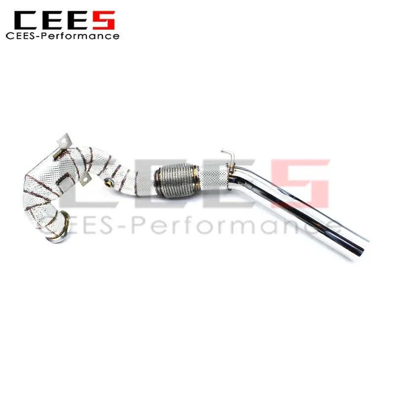 Выхлопная труба CEES для VW Golf MK7/MK7.5 GTI 2 0 T 2014-2020 выхлопная из нержавеющей стали с