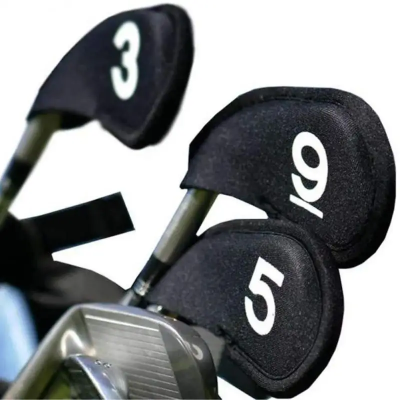 

Lightweight Portable Golf Iron Cover Anti-fouling Stable Head Cover Protective Cover Golf Club Head Cover Golf Club Cap Cover