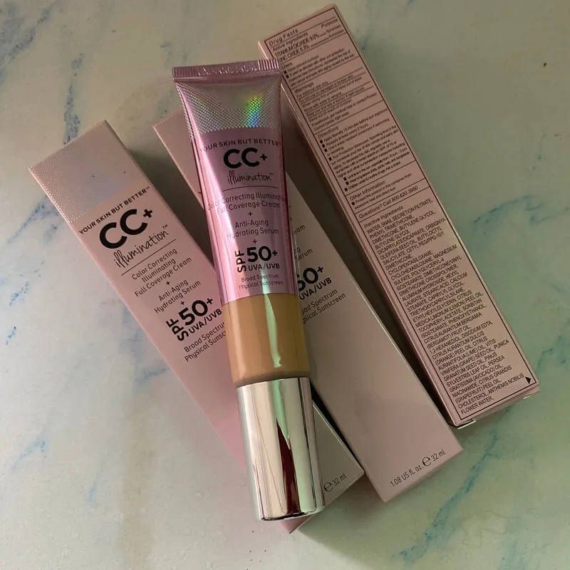 

32ml foundation Your Skin But Better CC+ illumination Color Correcting illuminating Full Coverage Cream foundation makeup bulk
