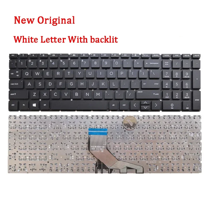 Новая сменная клавиатура для ноутбука совместимая с HP 15T-DK000 ENVY 15-DS 15-DS0000 15m-ds0000 16-A