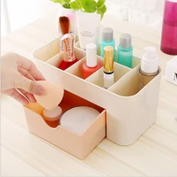 plastic box case make up container desktop rack cosmetic drawers jewelry display makeup organizers storage box