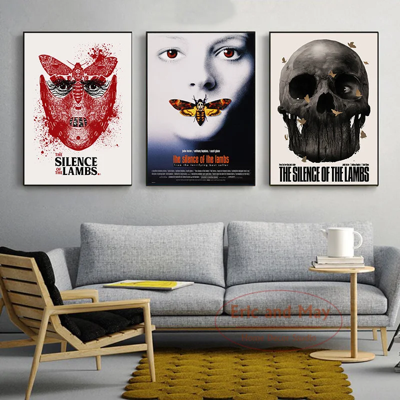 

The Silence Of The Lambs Movie Posters And Prints Wall Art Canvas Painting Pictures New Nordic Style Aesthetic Room Decor Plakat