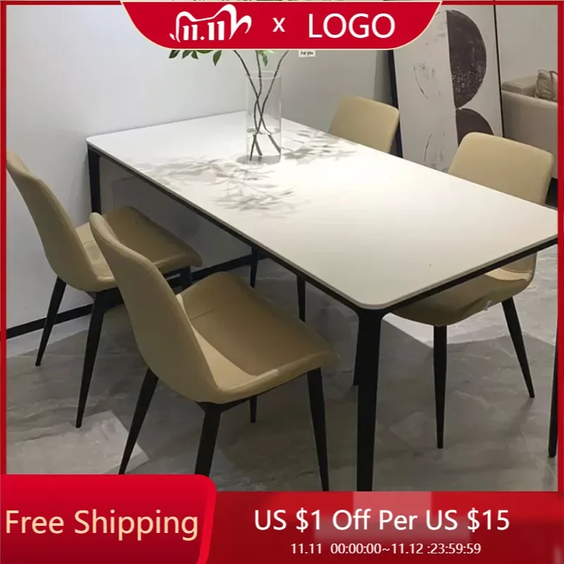 

Free Shipping Metal Dining Chairs Modern Nordic Ergonomic Mobile Dining Chairs Lounge Room Leather Sillas Dining Table Chairs