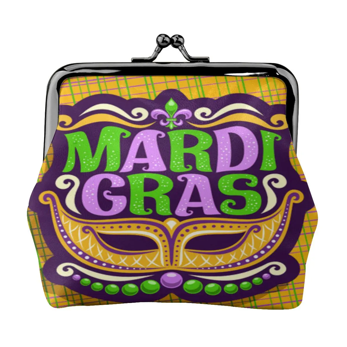 

Карнавала Марди Гра Модный женский кошелек, маленький женский кошелек, женский кошелек, кошелек для монет