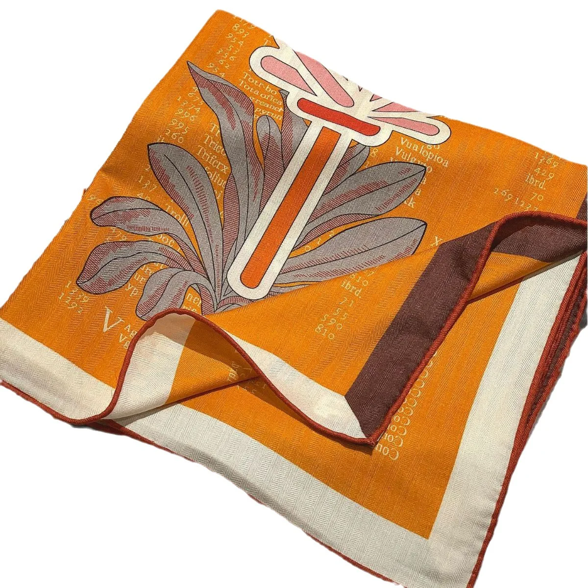 Рисунок 5 - Кашемировый шерстяной шелковый шарф с двойным принтом