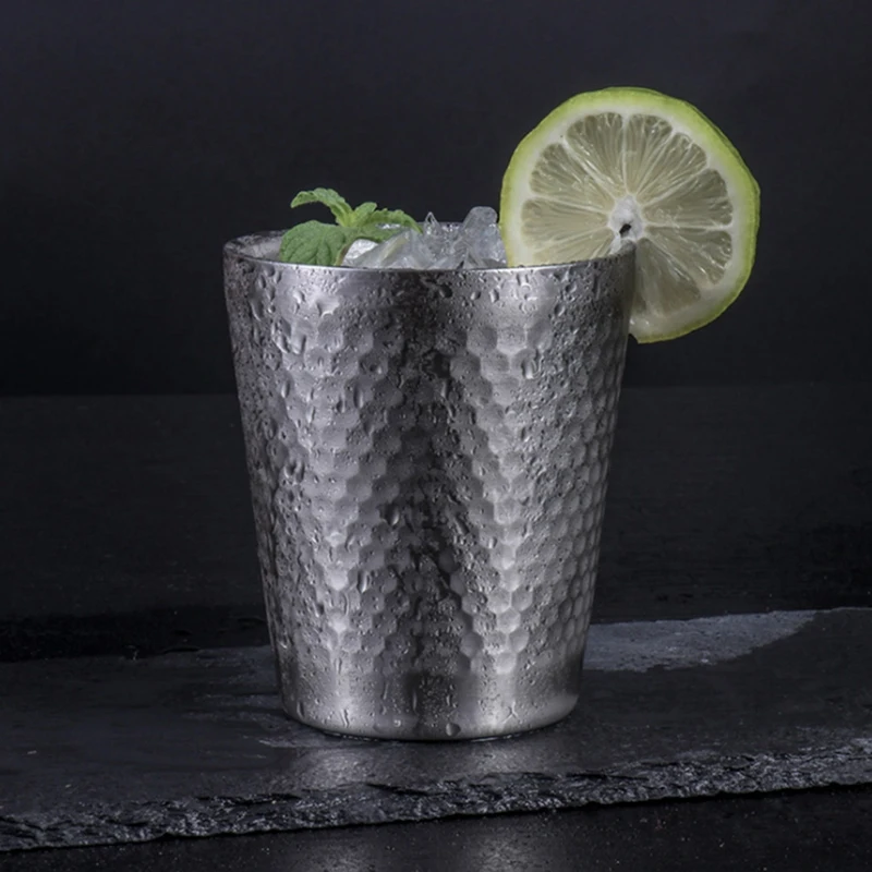 Бокал для коктейля в горошек из нержавеющей стали двухслойный бокал вина