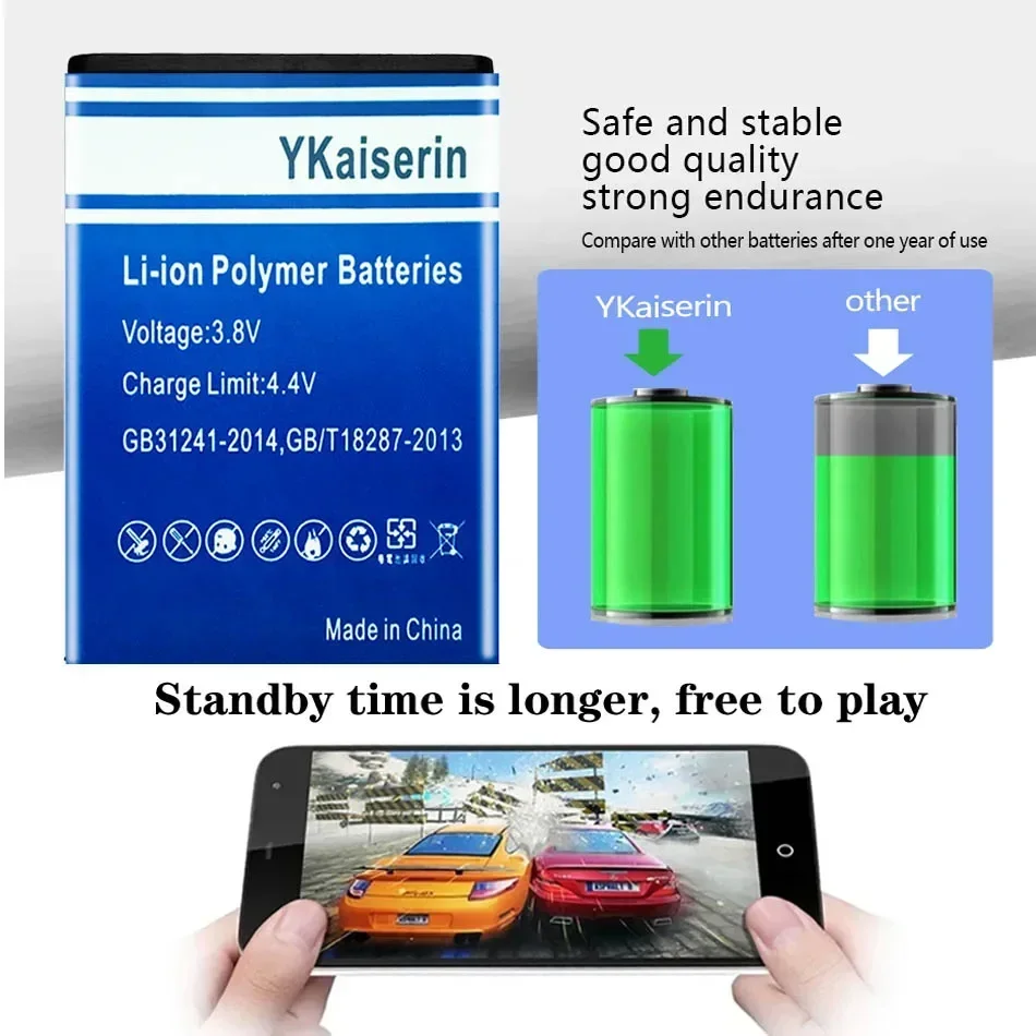 Аккумулятор ykaisсеребрин 010-11654-03 3000 мАч для GARMIN Atemos Monterra 680t 650t 610t 600t портативного