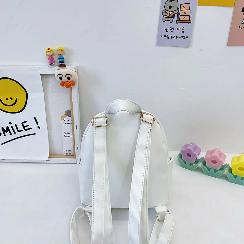 2021 Disney Mickey Mouse Cartoon Orthopedic Backpack for Girls Boys PU Graffiti Kindergarten Child School Bag Picnic Backpack