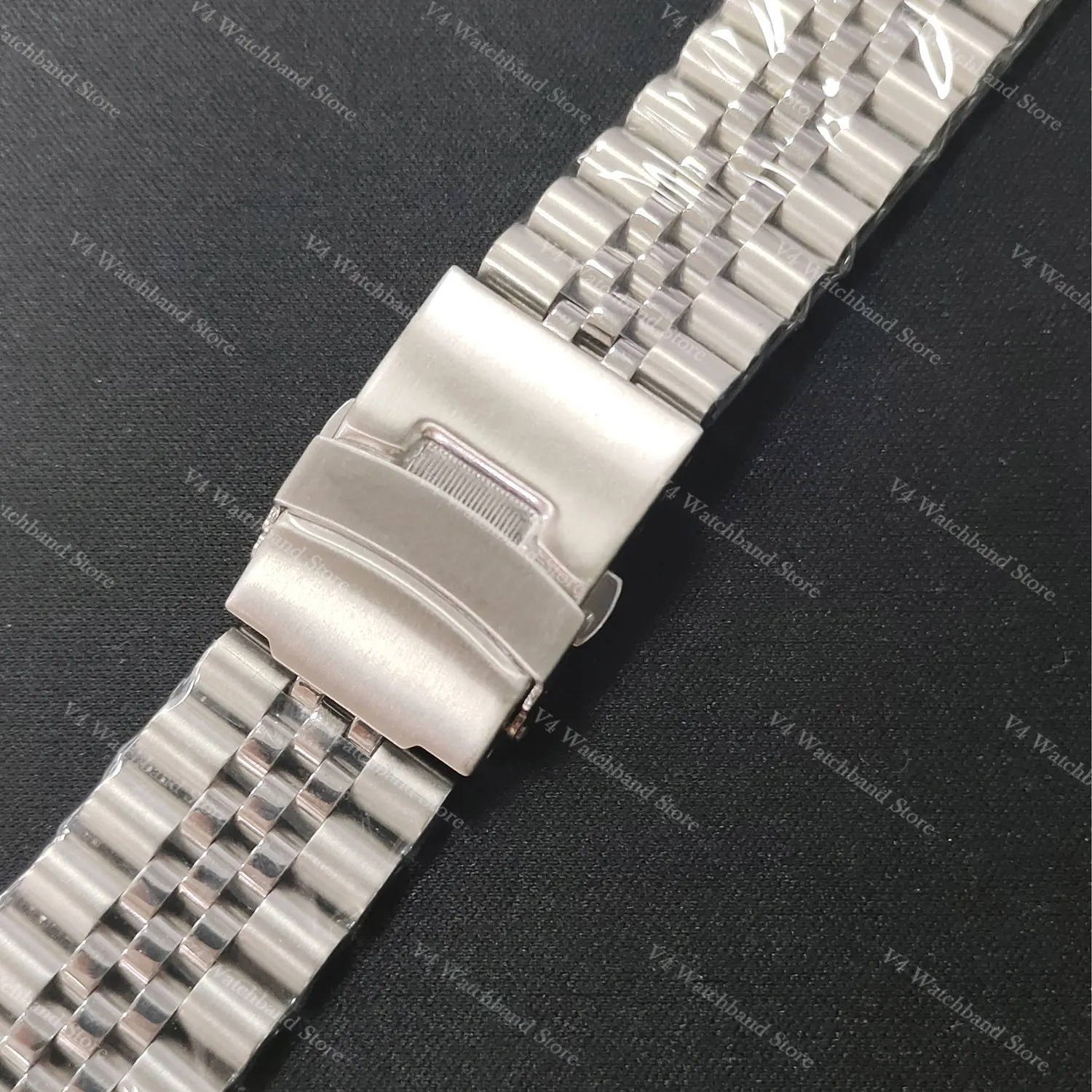 Curved Strap Straight Jubilee 316L Stainless Steel Watchband for Seiko Watch Accessories Solid Bracelet 18/19/20/21/22/23/24mm