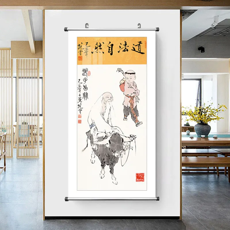 Новый китайский портрет художественные картины на холсте в японском стиле для