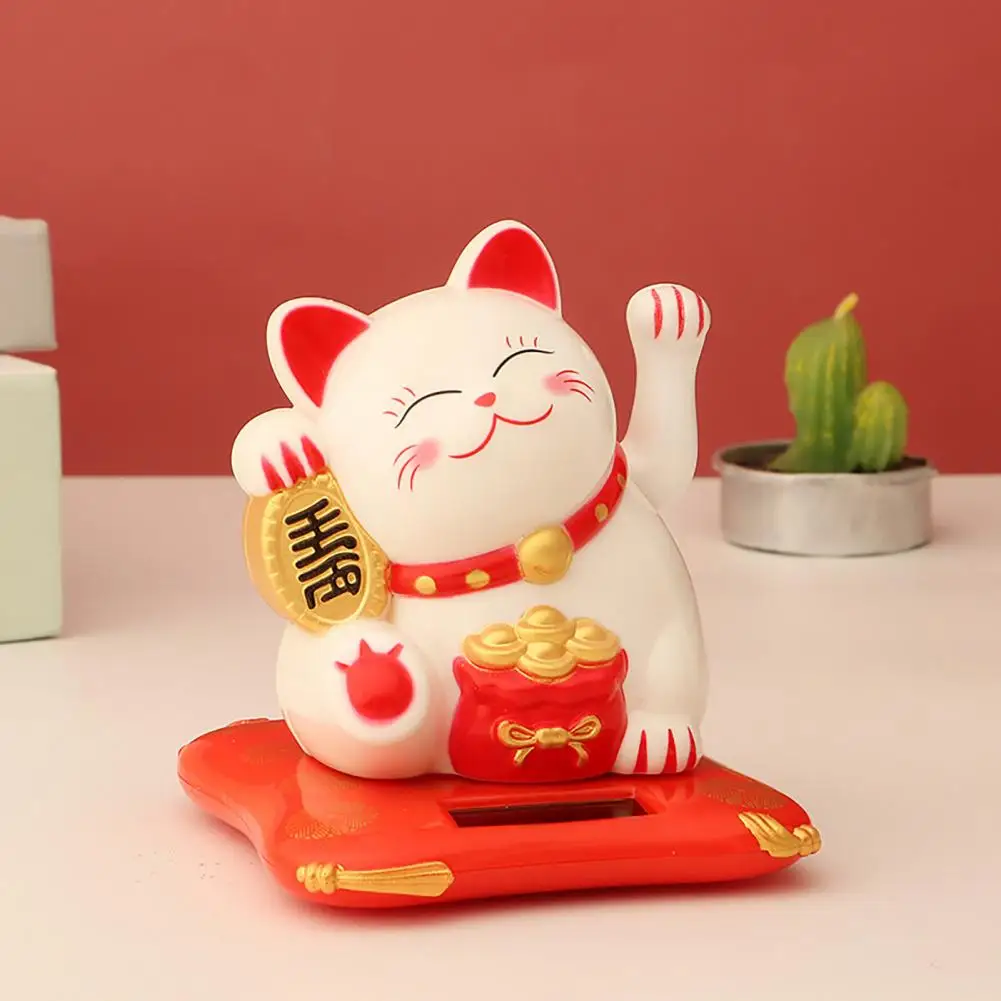 

Солнечная статуэтка кошки, пластик