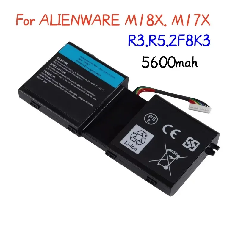 Аккумулятор для ноутбука ALIENWARE 2F8K3 M18X M17X R3 R5 14 8 в мАч