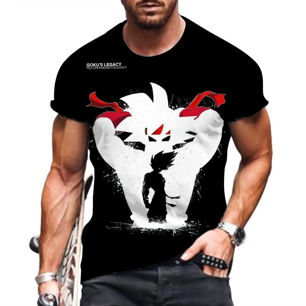 

Men's T-shirt Vegeta Goku Dragon Ball Z Y2k New 2023 Fashion Tops Short Sleeve Clothing T-shirts 110-6XL Streetwear Oversized