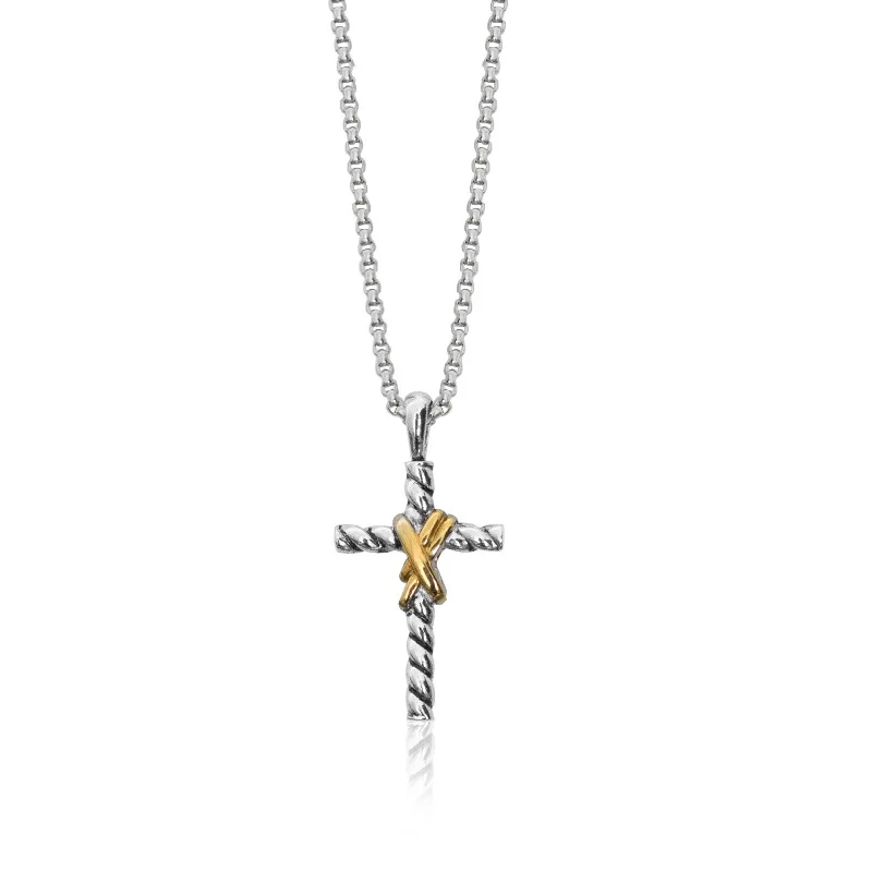 

David Youman Cross Necklace Fashion Popular X New Line Pendant Retro Men And Women Can Wear Necklace