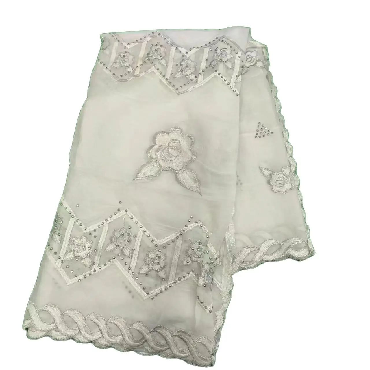 High Quality Hot Sales Muslim emborodery Scarf 100% Cotton Big Scarf African Women Hijab Scarf Dubai Scarf on Wholesale price