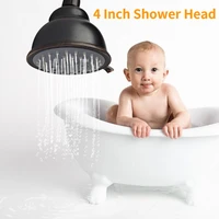 360%c2%b0 rotation high pressure shower head 4 inch rain showerhead 5 spray settings water saving replacement bathroom shower heads