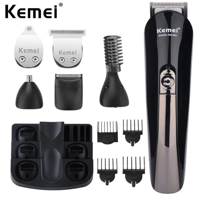 

Машинка для стрижки волос Kemei 11 в 1, многофункциональная, мужская, электрическая