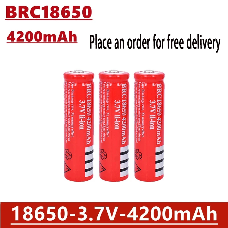 

100% Originele 18650 Batterie 3,7V 4200Mah Wiederaufladbare Liion Batterie Für Led Taschenlampe Batery Litio Batteri