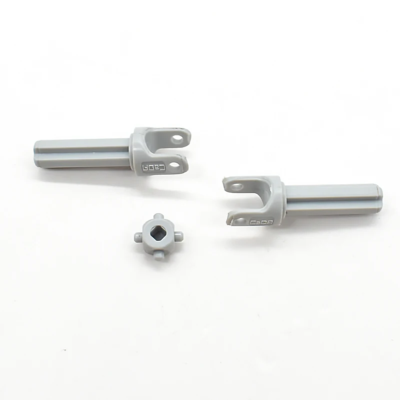 10 шт. универсальные соединители MOC 55 мм коннектор для оси вала соединительный вал