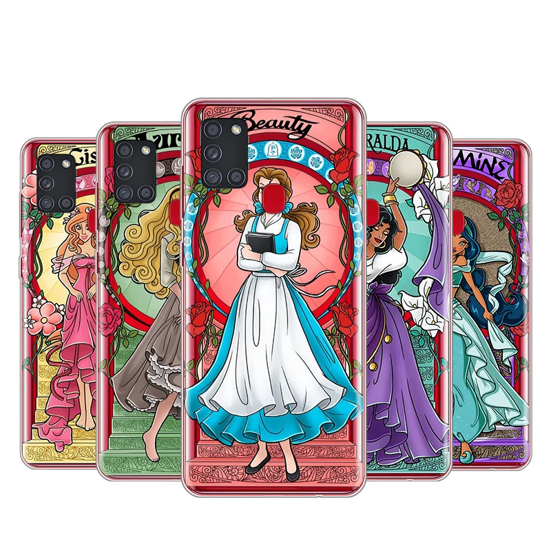 

Disne Beautiful Princess For Samsung Galaxy A01 A11 A12 A22 A21S A31 A41 A42 A51 A71 A32 A52 A72 A02S Silicone Phone Case