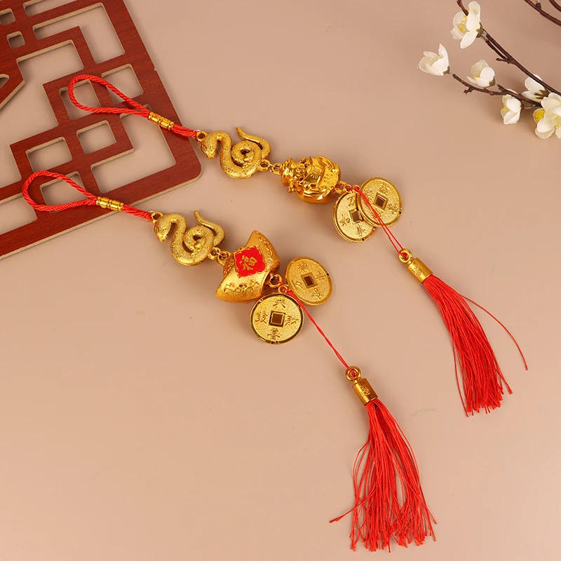 2025 год змеи позолоченный пластиковый кулон в виде со знаком зодиака