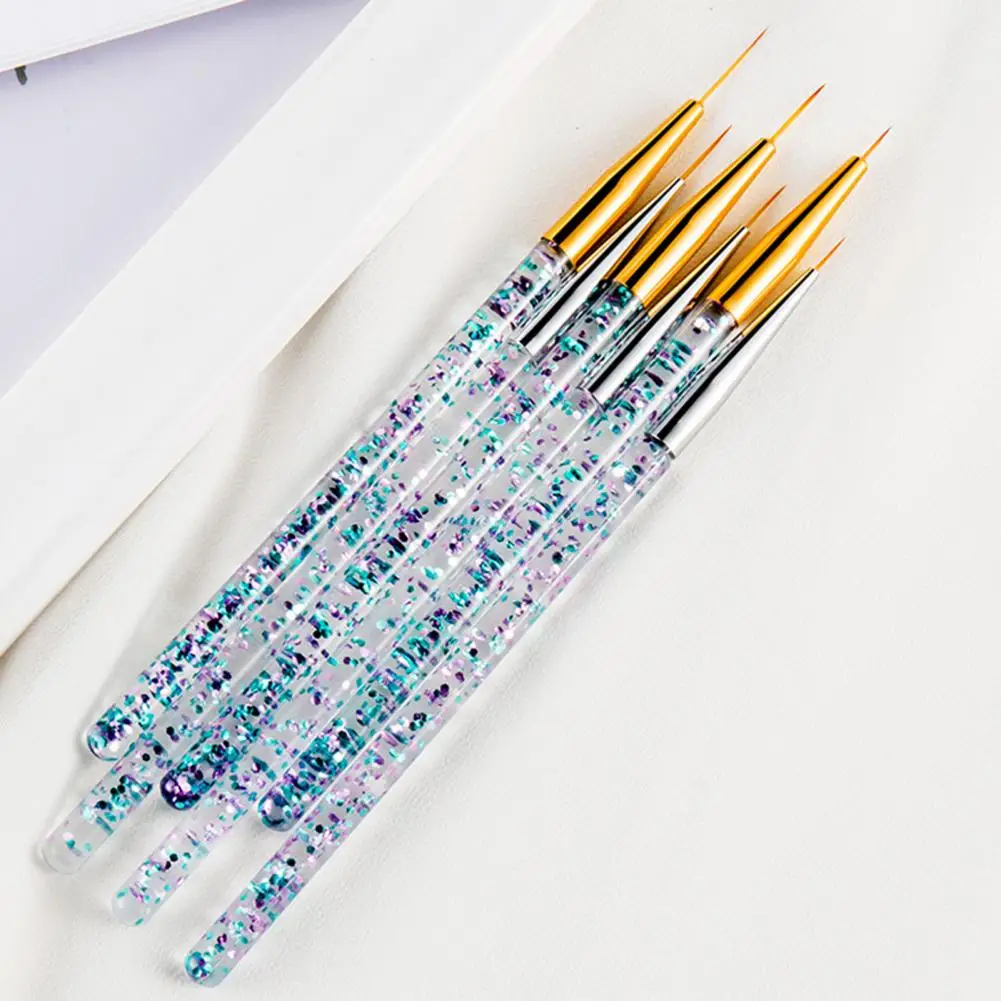 

3Pcs Nail Drawing Pens Unique Pattern Long Lifespan Ultra-thin Acrylic Nail Art Carving Pens DIY Manicure Gadget for Women