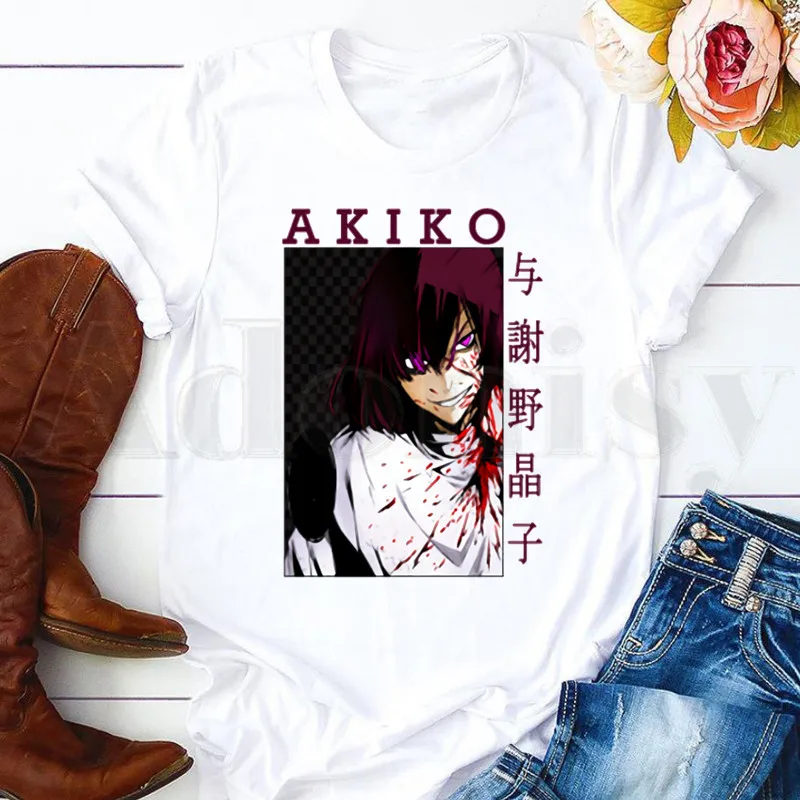 

Chuuya Nakahara Bungou Stray Dogs Osamu Dazai Short Sleeve Female Tops Tees Harajuku VintageT Shirts Women's T-shirt