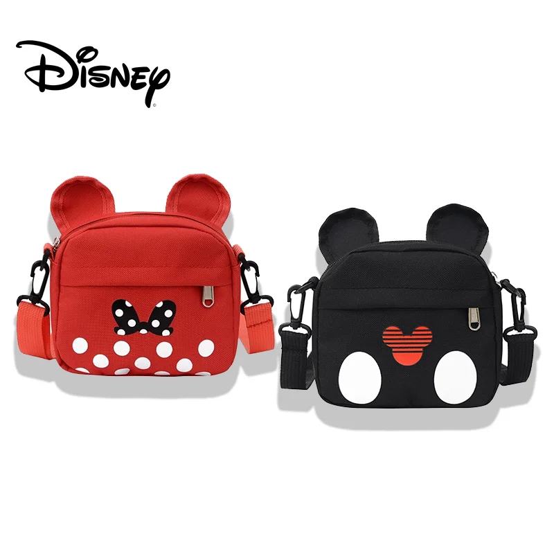 Детская сумка через плечо с рисунком из мультфильма Микки и Минни Маус