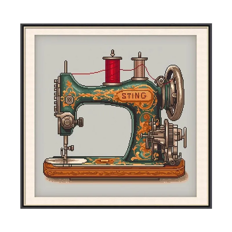 14 карат 46x46 см швейная машина для вышивки сделай сам наборы с принтом в китайском