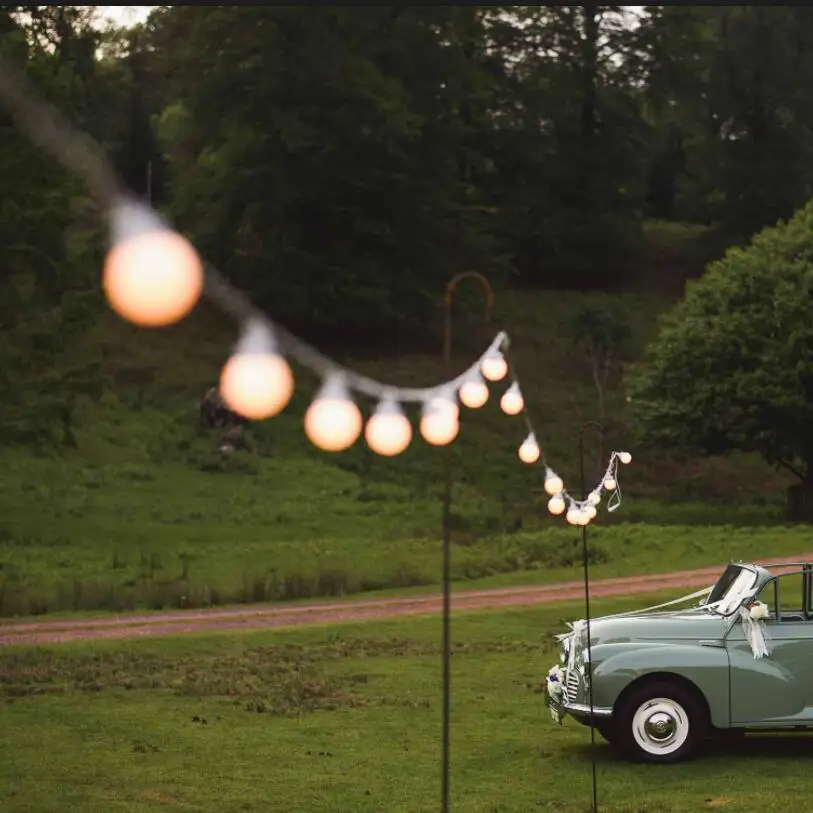 Гирлянда светодиодная с лампочками для свадьбы 10/15/23 м |