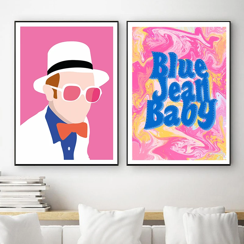 

Poster Canvas Painting Music Fans Gifts Wall Art Prints Superstar Decor Picture for Living Room Canvas Picture
