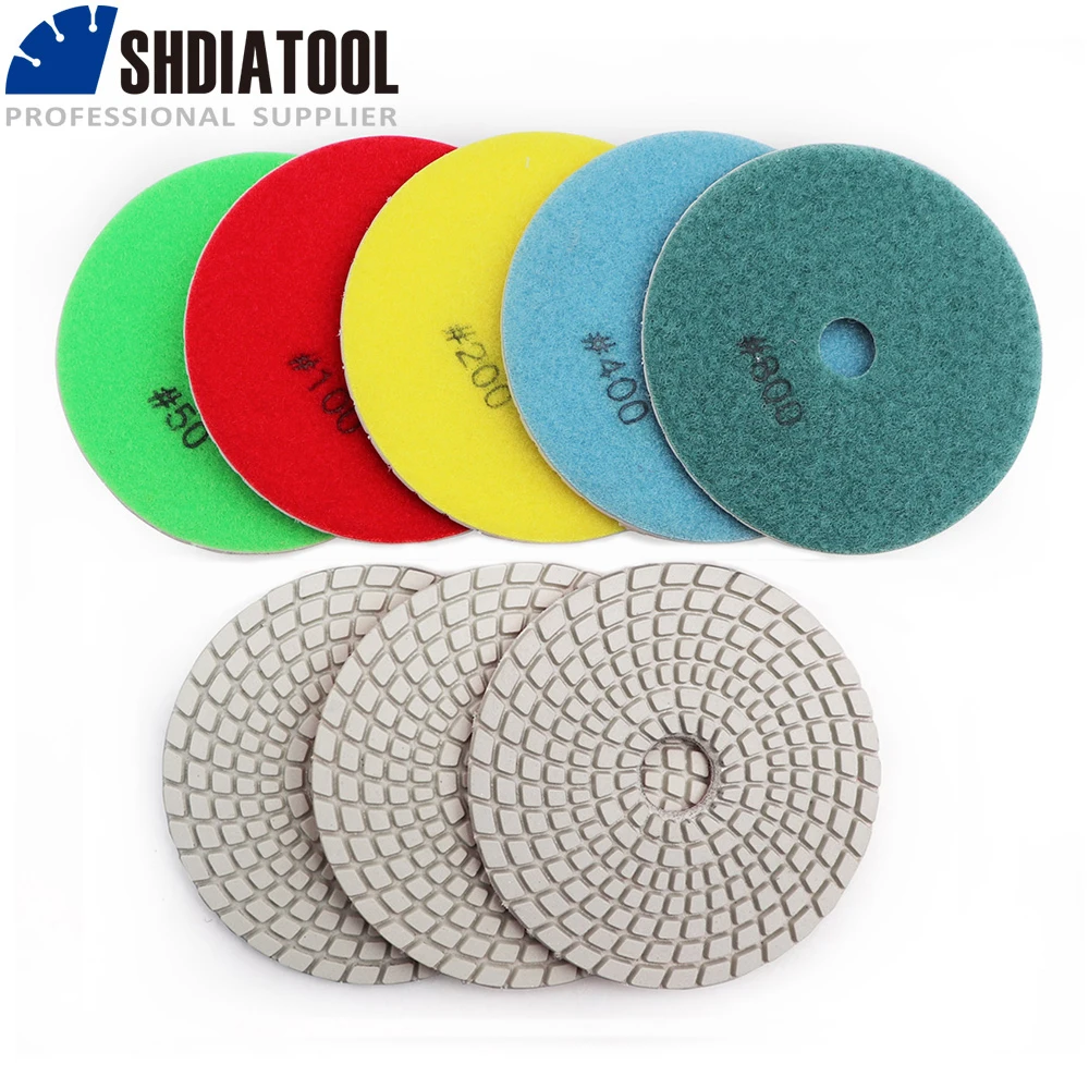 

SHDIATOOL Полировальные накладки для камня 6 шт.