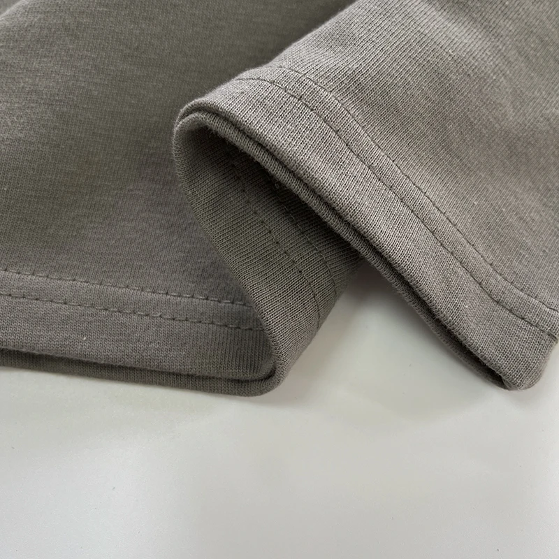 Essentials Silicone Letter Long Sleeve T-Shirt Essentials Long Sleeve T-Shirt Fall/Winter Men's and Women's T-Shirt