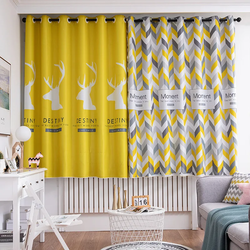 Современные и простые сетчатые красные маленькие занавески Короткие шторы в