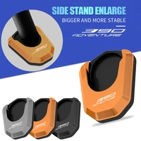 390adventure motorcycle kickstand foot side stand enlarge extension pad shelf for 390 adventure 2020 2021