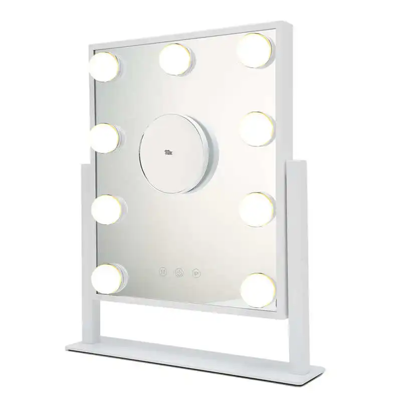 

Light Up Vanity Mirror LED Makeup Mirror 360 Degree Rotation Tabletop for Bedroom for Bathroom