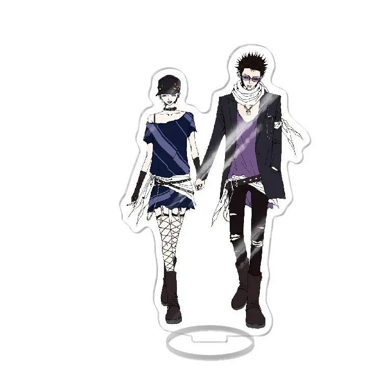 Фото Акриловая подставка NANA Black White Manga с персонажами Осаки Нана, Комацу Хачи, Окасаки Шиничи, а также коллекционный аниме-брелок и настольное украшение №2