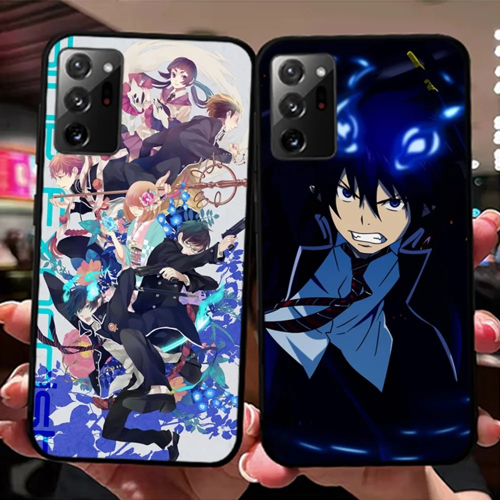 

BLUE EXORCIST Phone Case For Samsung Note 8 9 10 20 pro plus lite M 10 11 20 30 21 31 51 A 21 22 42 02 03